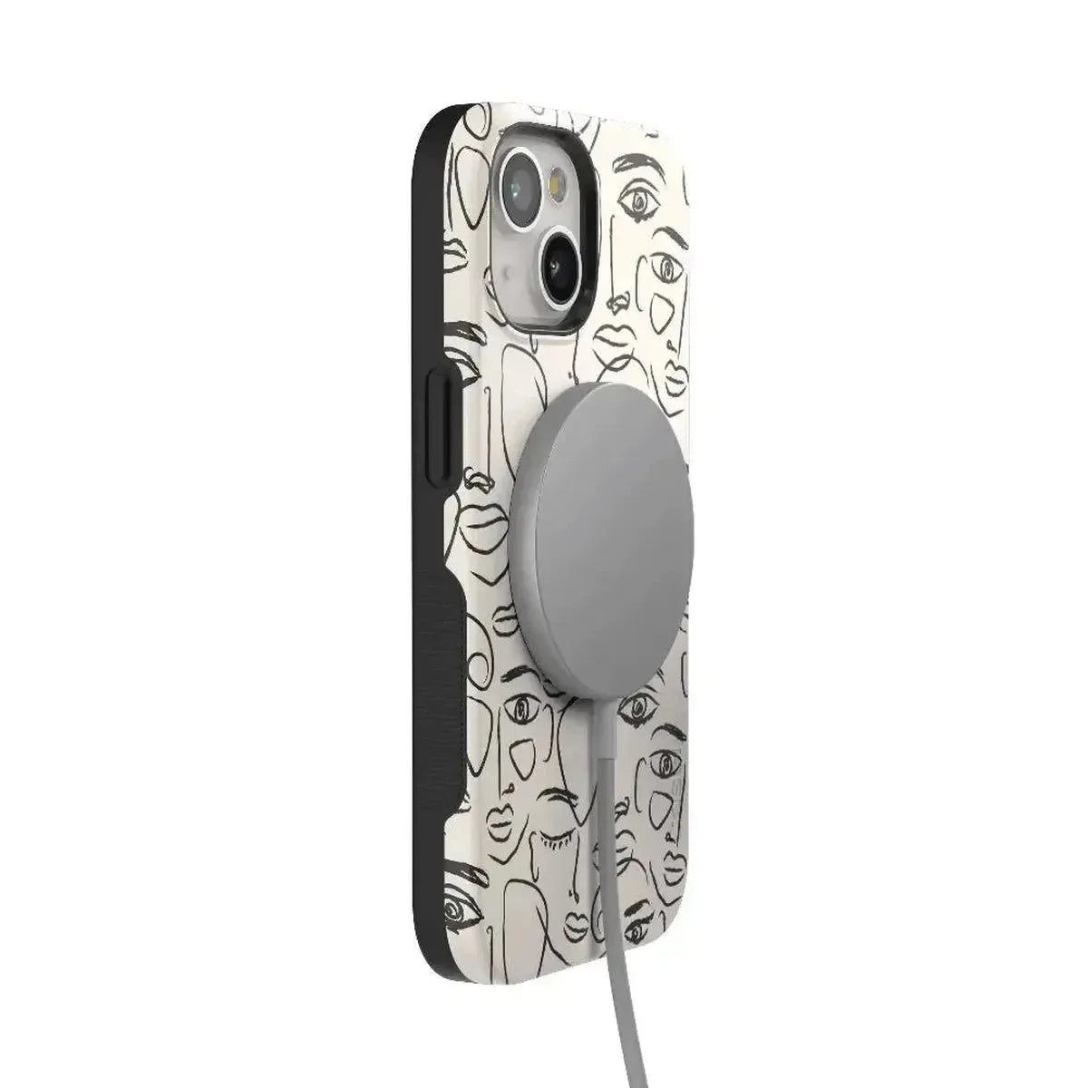 We're All Human | Minimal Face Art Case iPhone Case get.casely