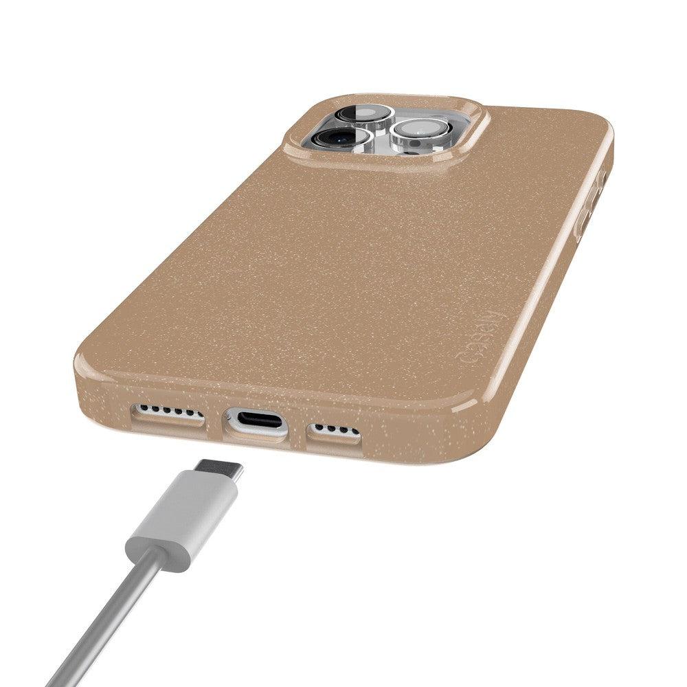 White Oak | Taupe Enchanted Shimmer Case iPhone Case get.casely