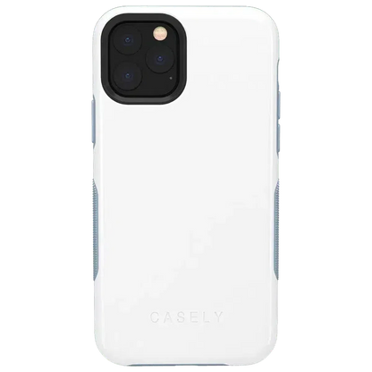 White on Light Blue | Ultra-Protective Bold Case iPhone Case get.casely Bold iPhone 11 Pro