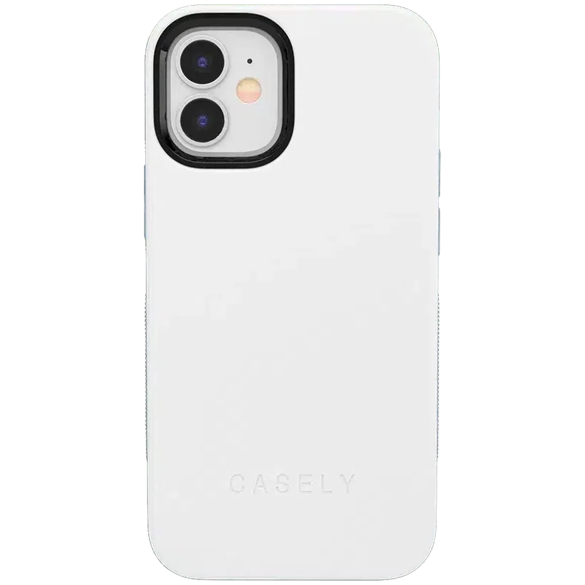White on Light Blue | Ultra-Protective Bold Case iPhone Case get.casely Bold iPhone 12 Mini