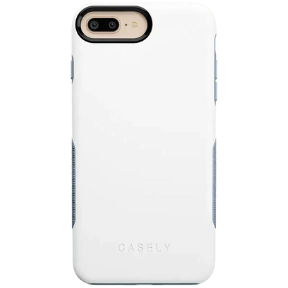 White on Light Blue | Ultra-Protective Bold Case iPhone Case get.casely Bold iPhone 6/7/8 Plus