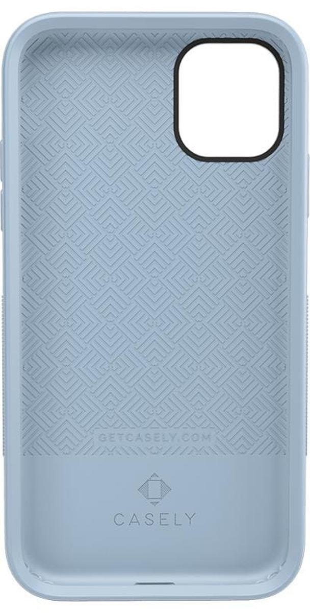 White on Light Blue iPhone Case get.casely
