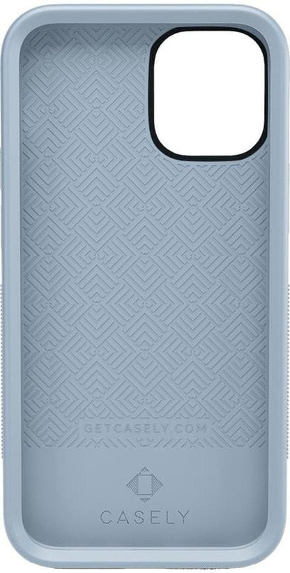 White on Light Blue iPhone Case get.casely