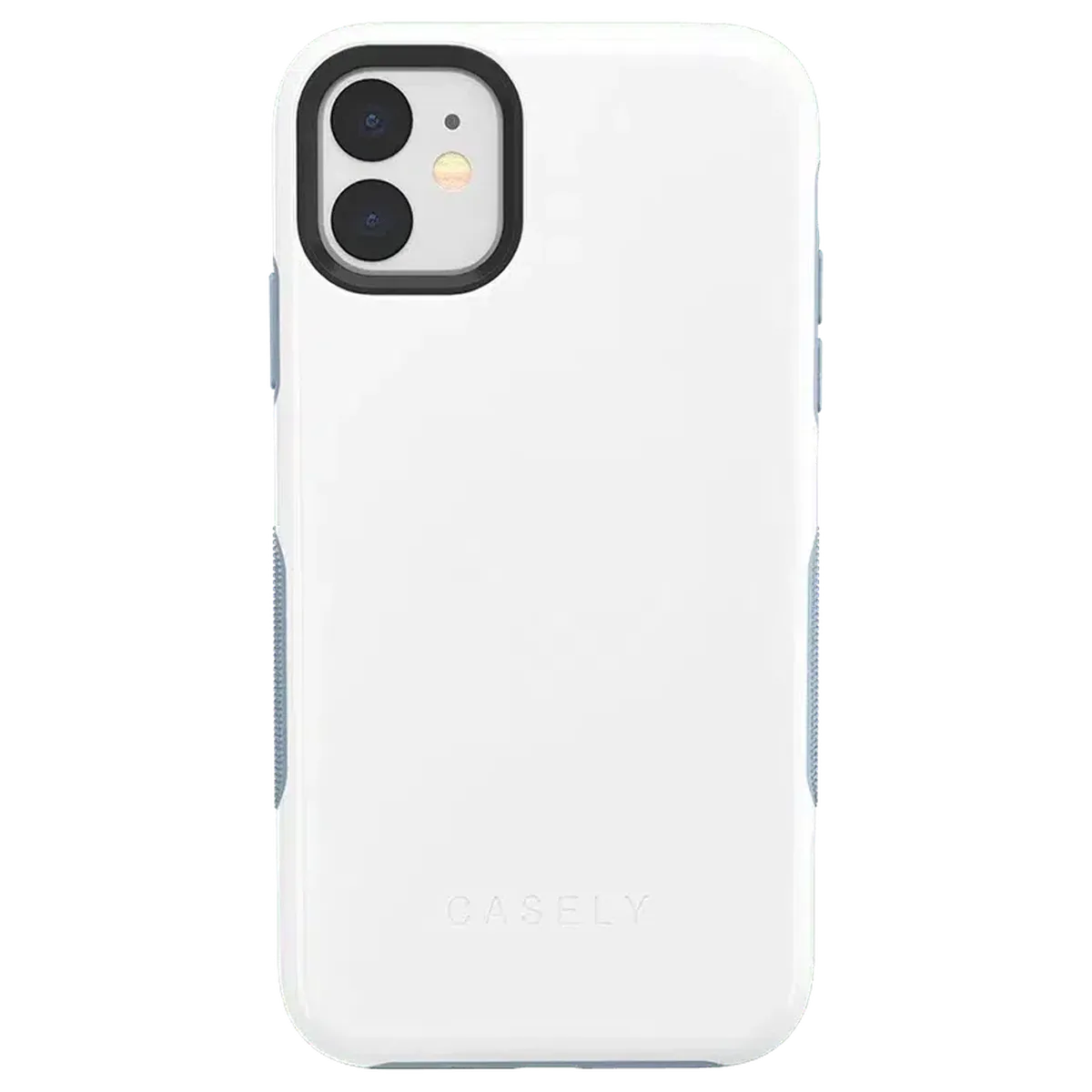 White on Light Blue | Ultra-Protective Bold Case iPhone Case get.casely