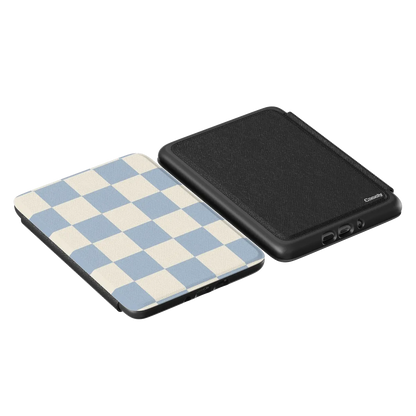 Fit Check | Light Blue Checkerboard Kindle Case