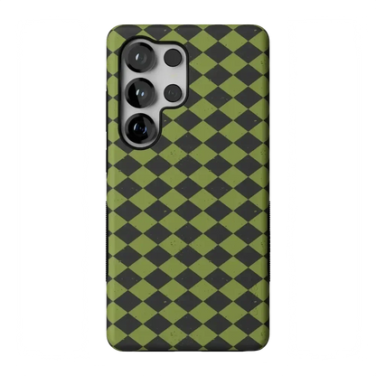 Wicked Hex | Green Checkered Case Phone Case get.casely Bold Flex + MagSafe® Galaxy S26 Ultra