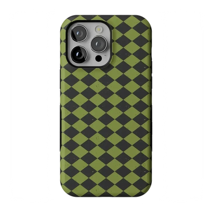 Wicked Hex | Green Checkered Case Phone Case get.casely Bold Flex + MagSafe® iPhone 14 Pro Max