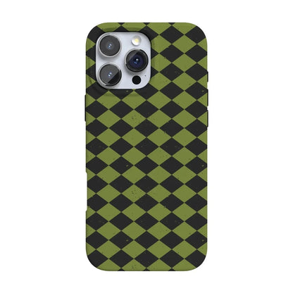 Wicked Hex | Green Checkered Case Phone Case get.casely Classic + MagSafe® iPhone 16 Pro Max