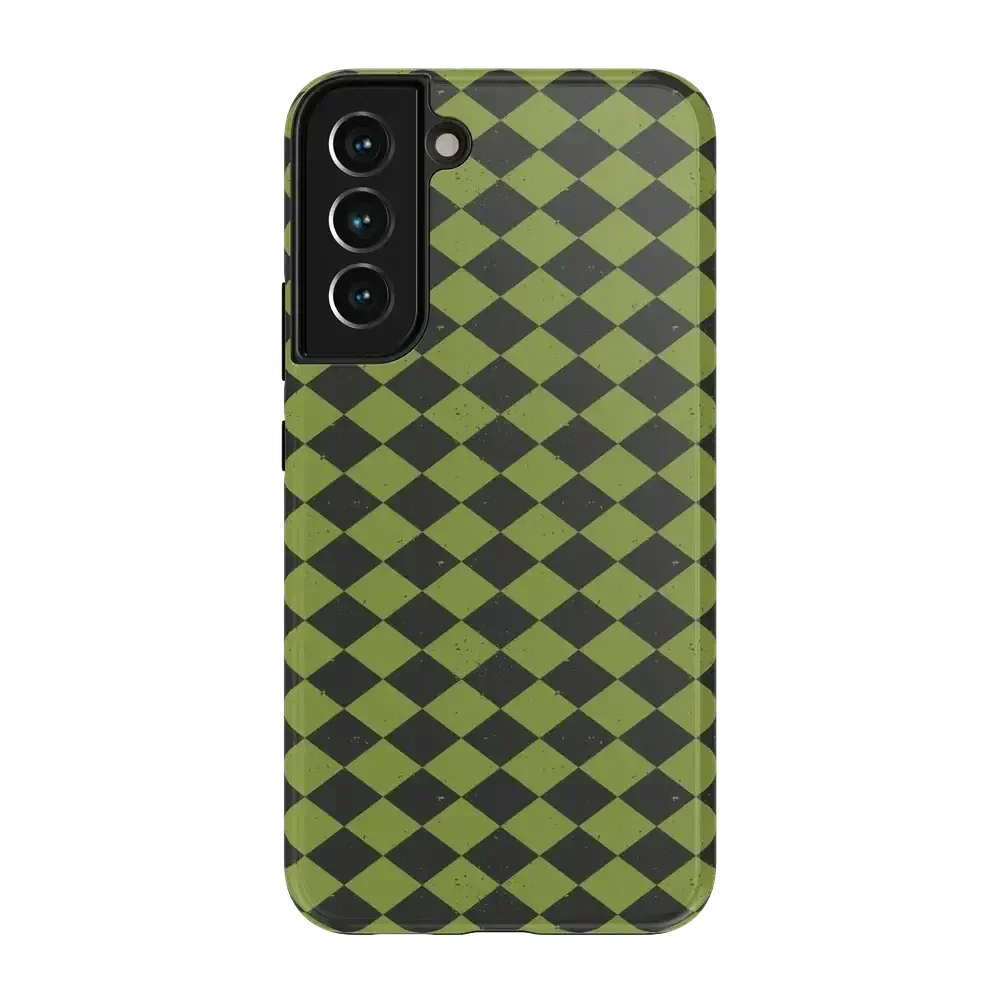 Wicked Hex | Green Checkered Case Phone Case get.casely Essential Galaxy S22 Plus