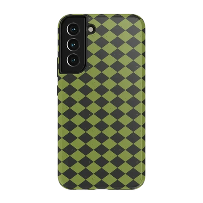 Wicked Hex | Green Checkered Case Phone Case get.casely Essential Galaxy S22 Plus
