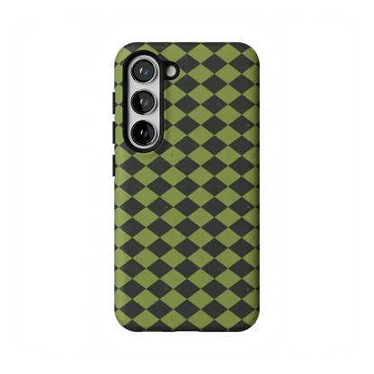 Wicked Hex | Green Checkered Case Phone Case get.casely Essential Galaxy S23