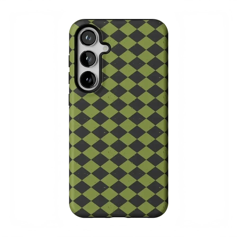 Wicked Hex | Green Checkered Case Phone Case get.casely Essential Galaxy S24 Plus