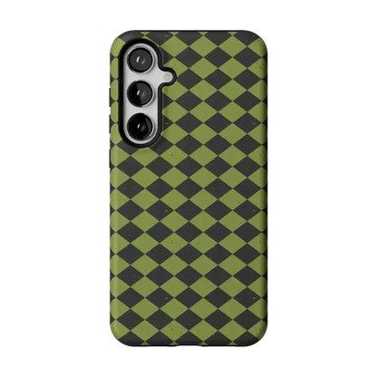 Wicked Hex | Green Checkered Case Phone Case get.casely Essential Galaxy S24 Plus