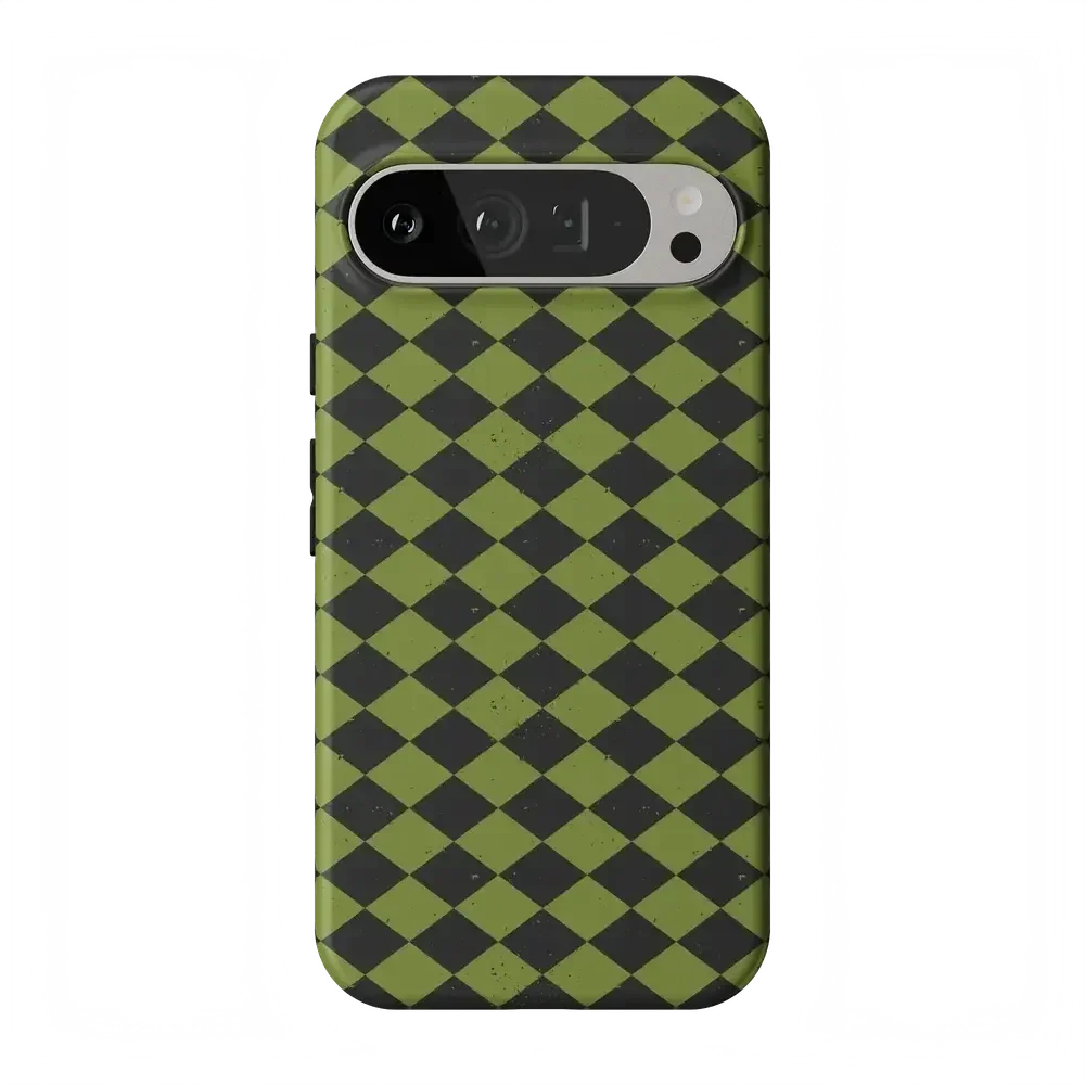Wicked Hex | Green Checkered Case Phone Case get.casely Essential Google Pixel 9 Pro XL