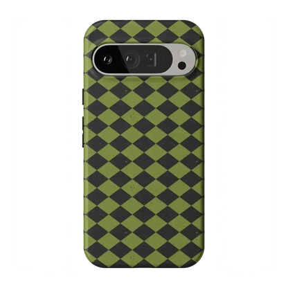 Wicked Hex | Green Checkered Case Phone Case get.casely Essential Google Pixel 9 Pro XL