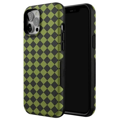 Wicked Hex | Green Checkered Case Phone Case get.casely