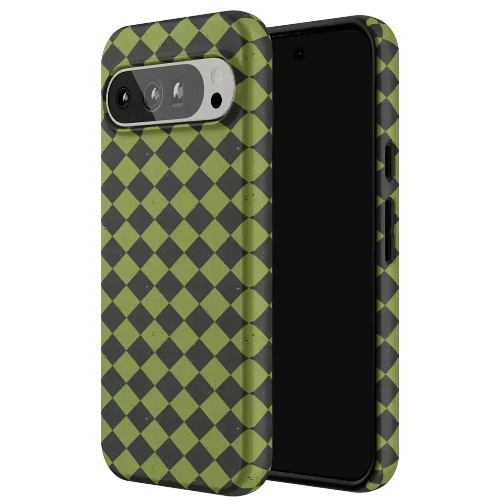 Wicked Hex | Green Checkered Case Phone Case get.casely