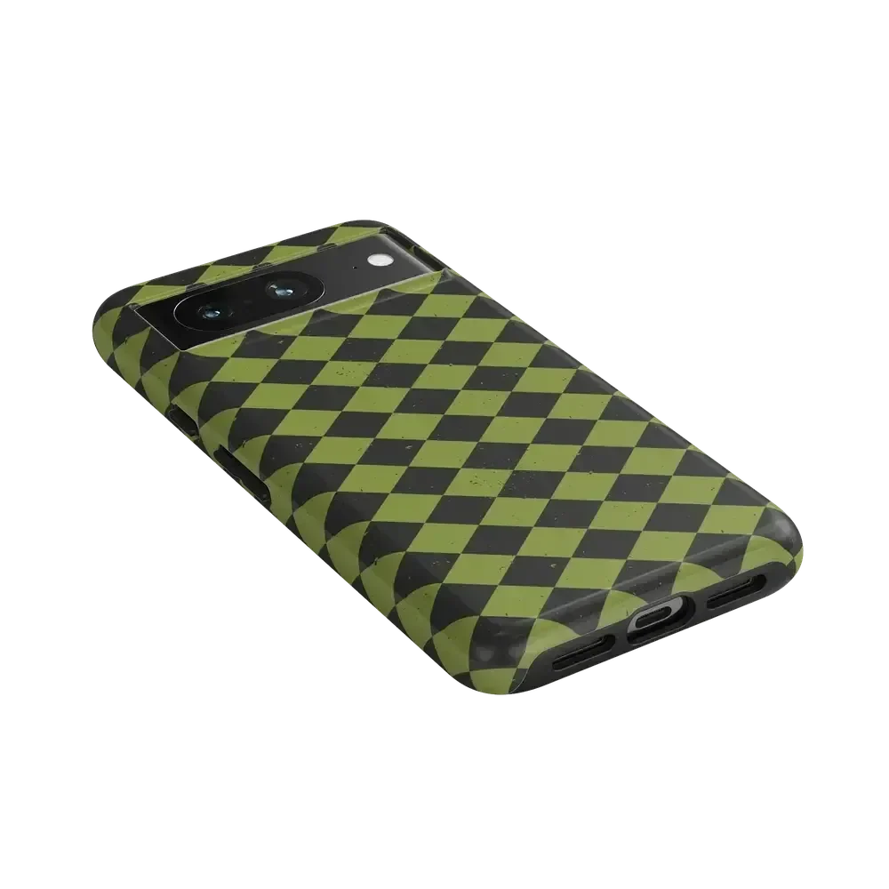 Wicked Hex | Green Checkered Case Phone Case get.casely