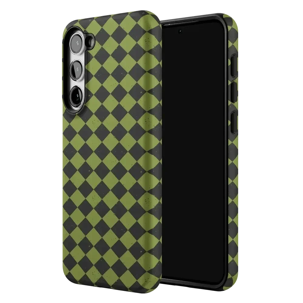 Wicked Hex | Green Checkered Case Phone Case get.casely