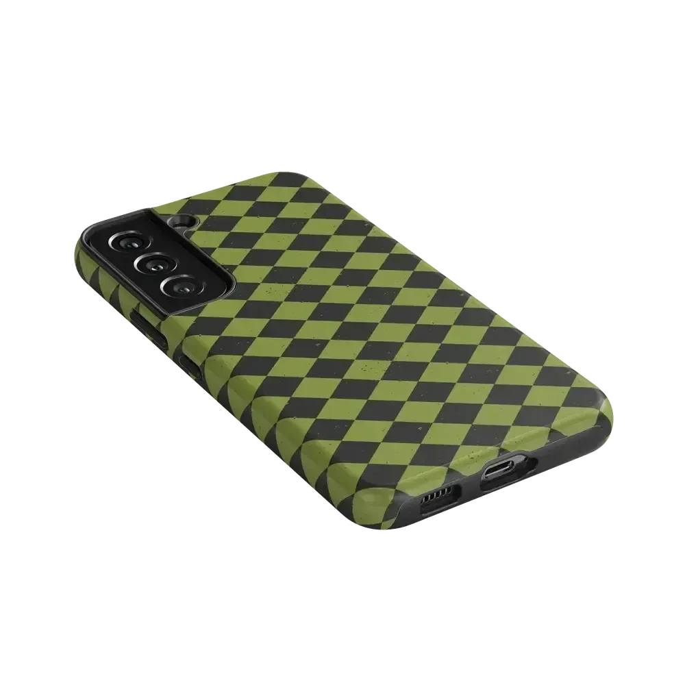 Wicked Hex | Green Checkered Case Phone Case get.casely