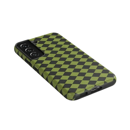 Wicked Hex | Green Checkered Case Phone Case get.casely