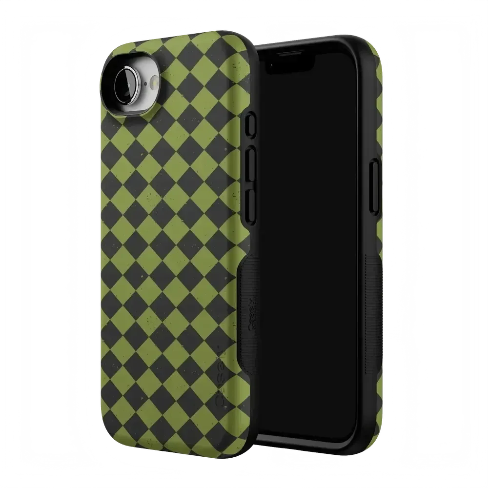 Wicked Hex | Green Checkered Case Phone Case get.casely