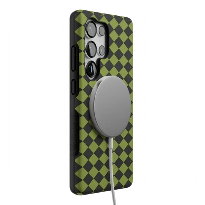 Wicked Hex | Green Checkered Case Phone Case get.casely