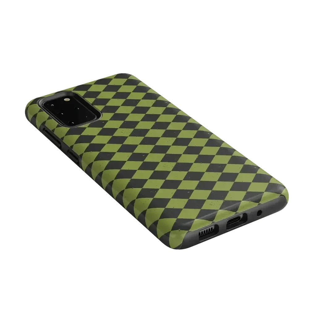 Wicked Hex | Green Checkered Case Phone Case get.casely
