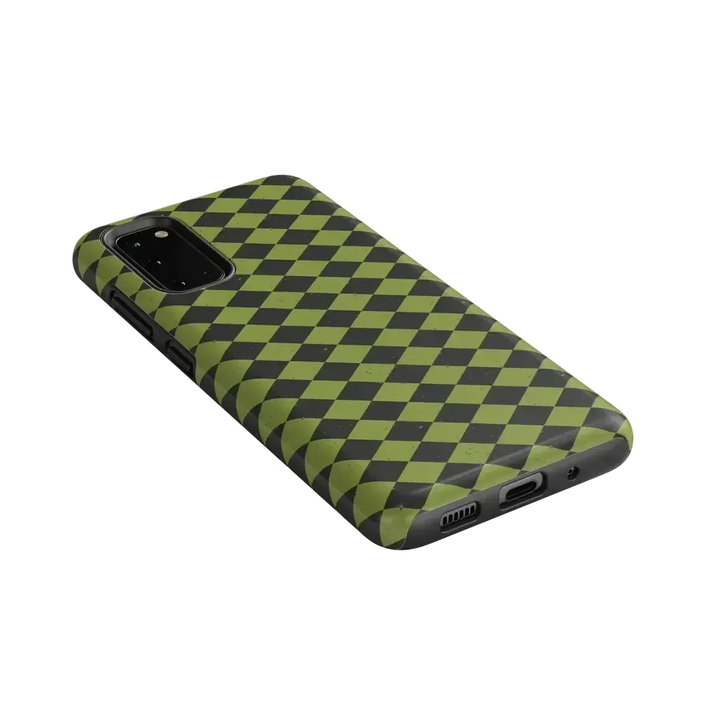 Wicked Hex | Green Checkered Case Phone Case get.casely