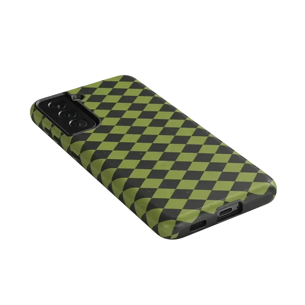 Wicked Hex | Green Checkered Case Phone Case get.casely
