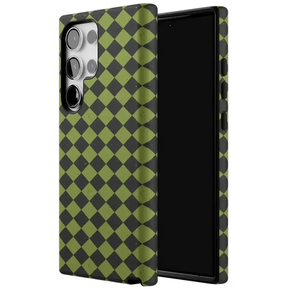 Wicked Hex | Green Checkered Case Phone Case get.casely