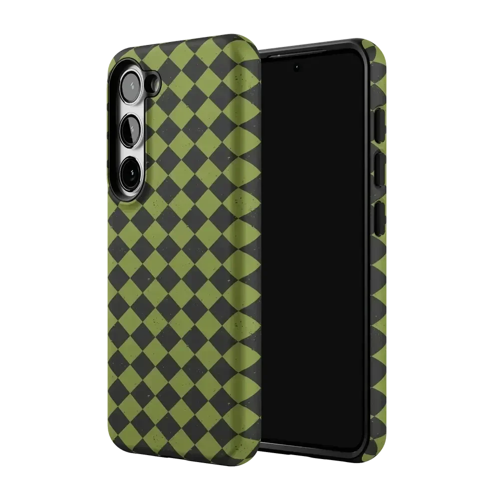 Wicked Hex | Green Checkered Case Phone Case get.casely