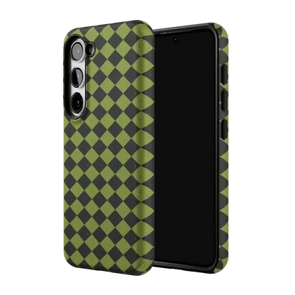 Wicked Hex | Green Checkered Case Phone Case get.casely