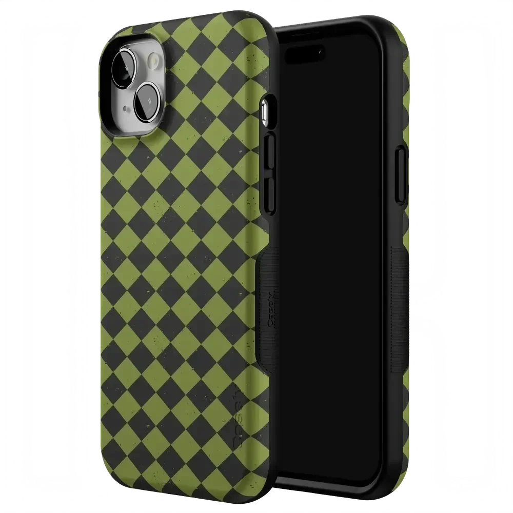 Wicked Hex | Green Checkered Case Phone Case get.casely