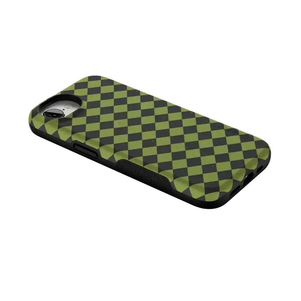 Wicked Hex | Green Checkered Case Phone Case get.casely