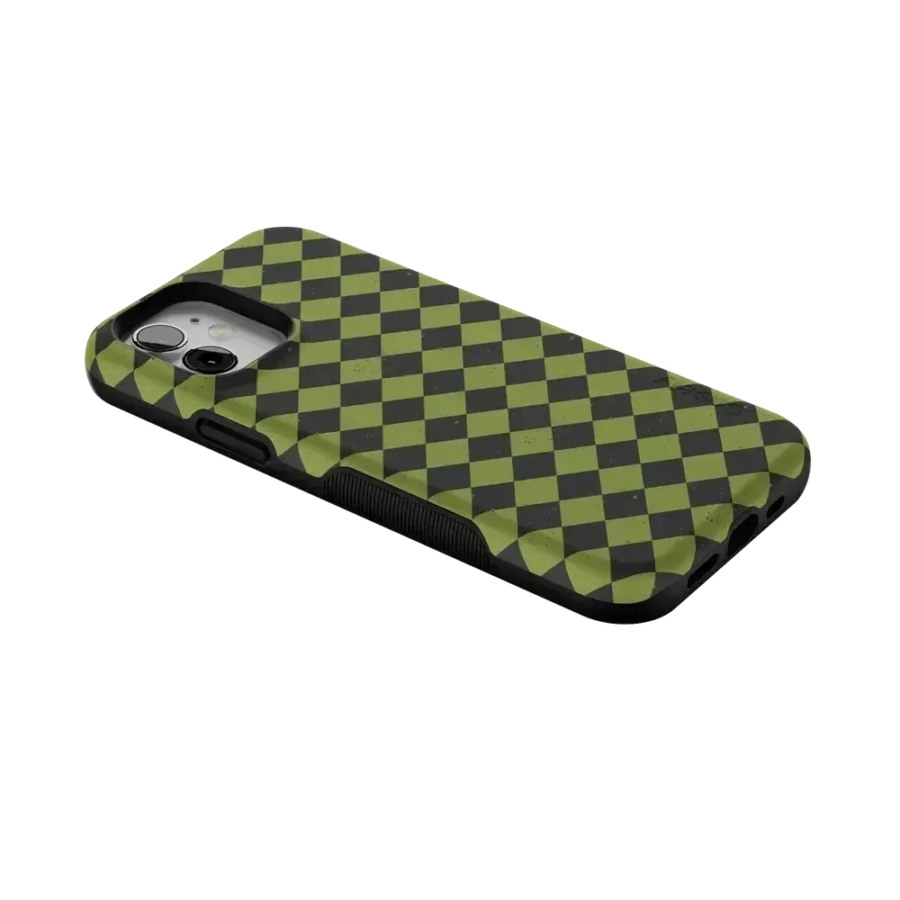 Wicked Hex | Green Checkered Case Phone Case get.casely