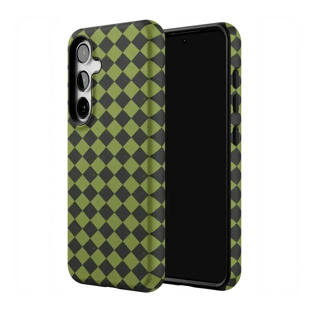 Wicked Hex | Green Checkered Case Phone Case get.casely