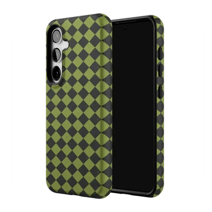 Wicked Hex | Green Checkered Case Phone Case get.casely