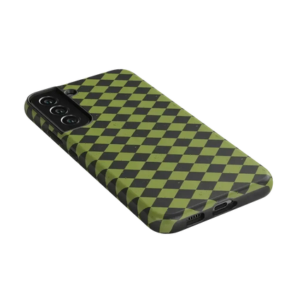 Wicked Hex | Green Checkered Case Phone Case get.casely