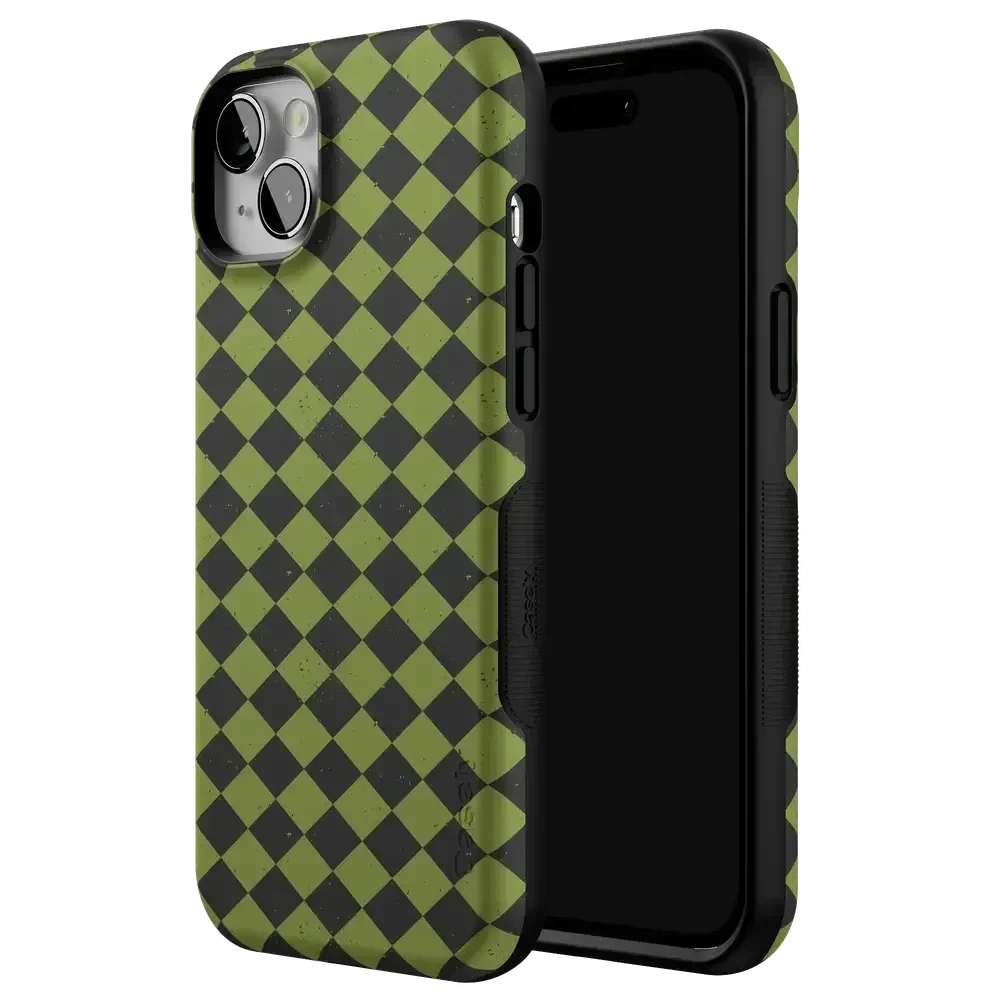 Wicked Hex | Green Checkered Case Phone Case get.casely