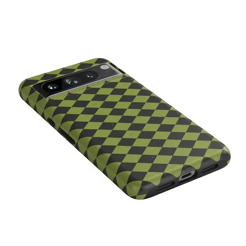 Wicked Hex | Green Checkered Case Phone Case get.casely