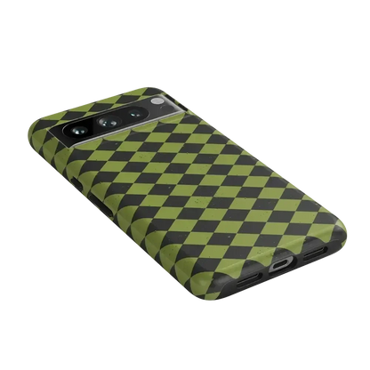 Wicked Hex | Green Checkered Case Phone Case get.casely