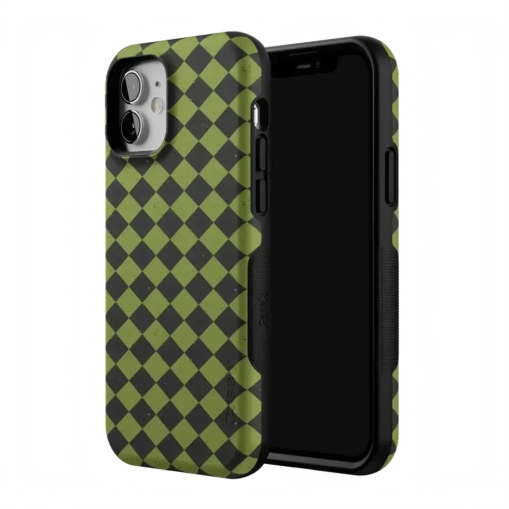 Wicked Hex | Green Checkered Case Phone Case get.casely