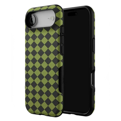Wicked Hex | Green Checkered Case Phone Case get.casely
