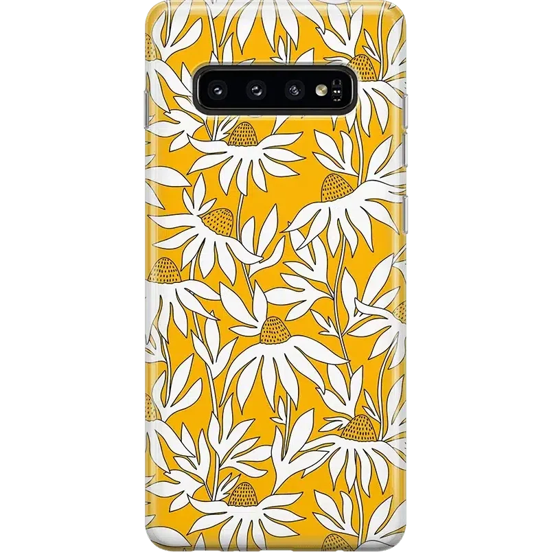 Wild About You | Yellow Floral Samsung Case Samsung Case get.casely Classic Galaxy S10
