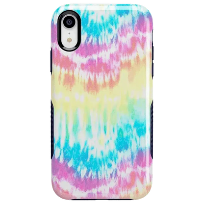 Wild & Free | Classic Rainbow Tie Dye iPhone Case iPhone Case get.casely Bold iPhone XR