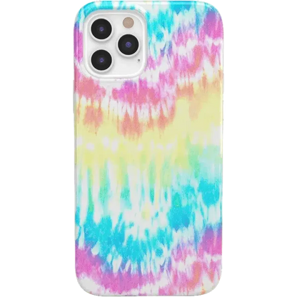 Wild & Free | Classic Rainbow Tie Dye iPhone Case iPhone Case get.casely Classic iPhone 12 Pro