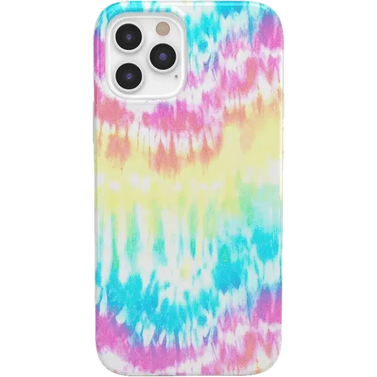 Wild & Free | Classic Rainbow Tie Dye iPhone Case iPhone Case get.casely Classic iPhone 12 Pro