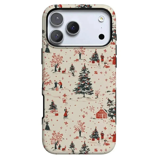 Winter Nostalgia | Vintage Holiday Case Phone Case Casetry Bold Flex + MagSafe® iPhone 17 Pro Max