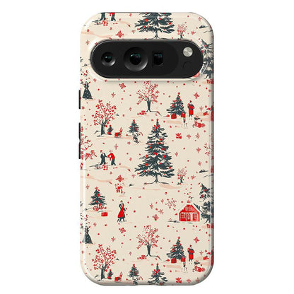 Winter Nostalgia | Vintage Holiday Case Phone Case Casetry Essential Google Pixel 9 Pro